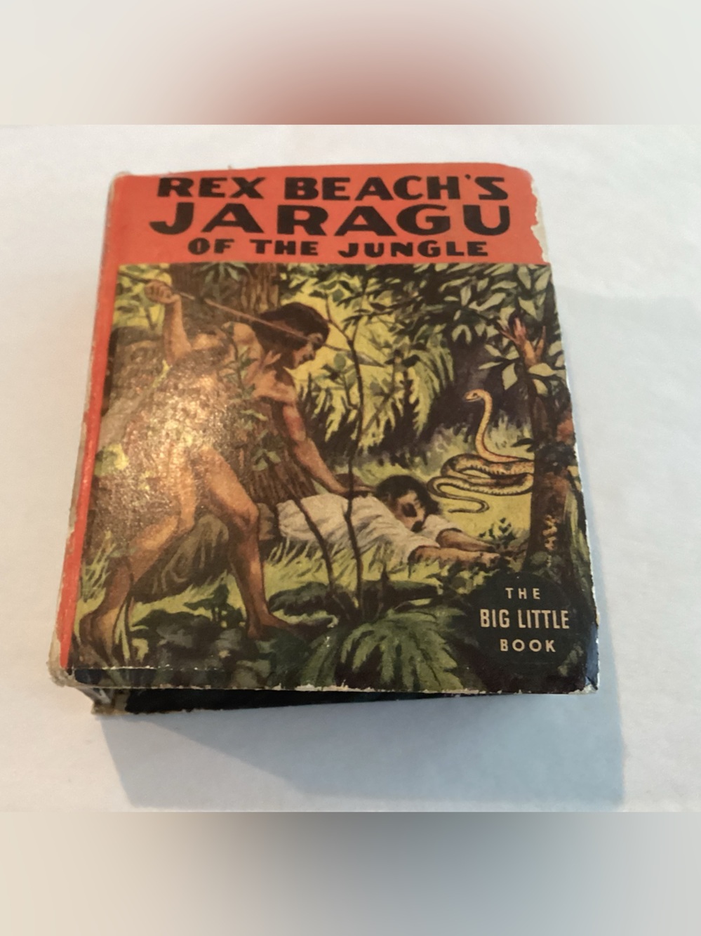 VTG.1937 Rex Beach’s JARAGU of the JUNGLE Big Little Book, 424 pages.